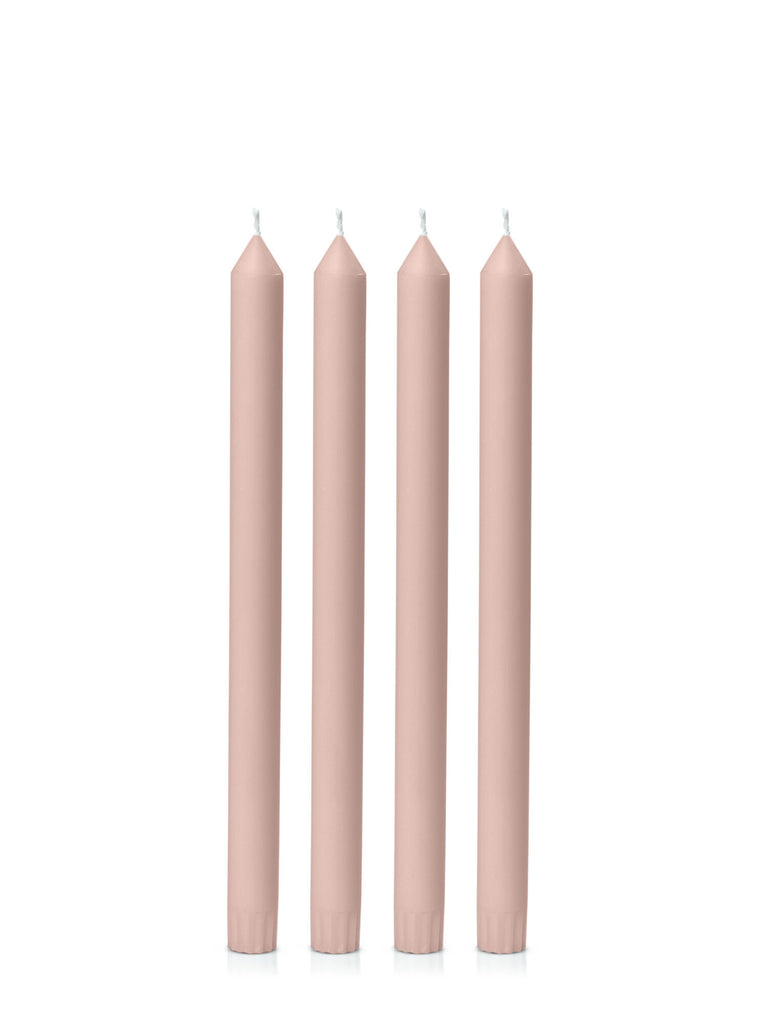 DINNER CANDLE 30cm (Pack of 4), VINTAGE BLUSH