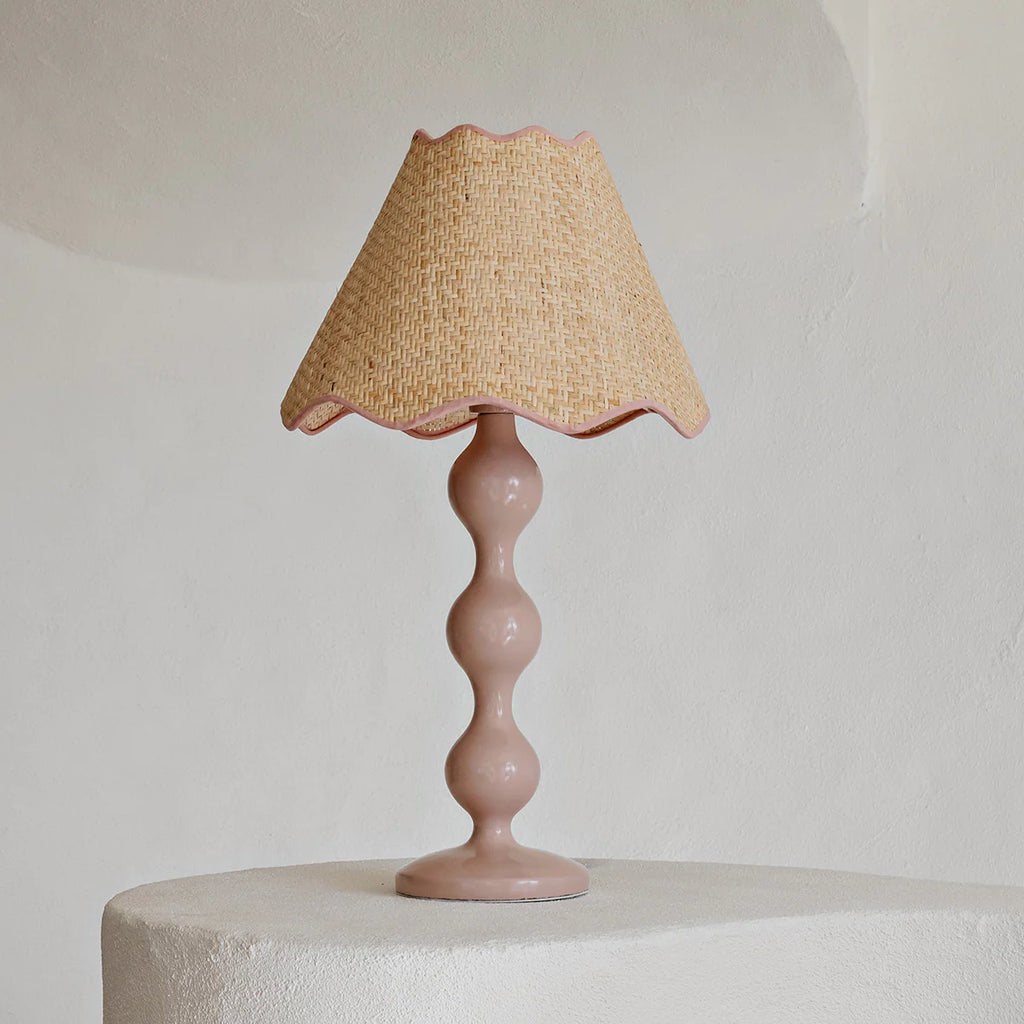 EVIE TABLE LAMP,  BLUSH