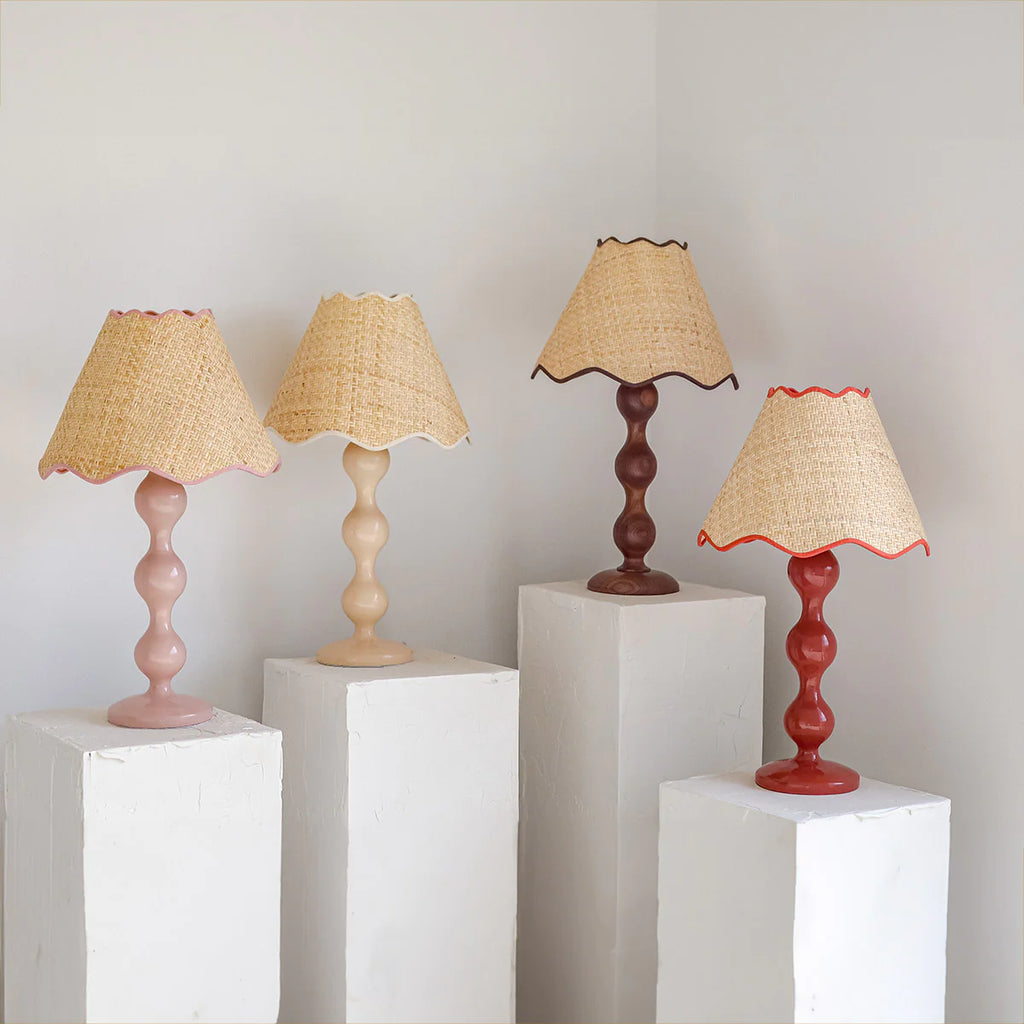 EVIE TABLE LAMP,  BLUSH