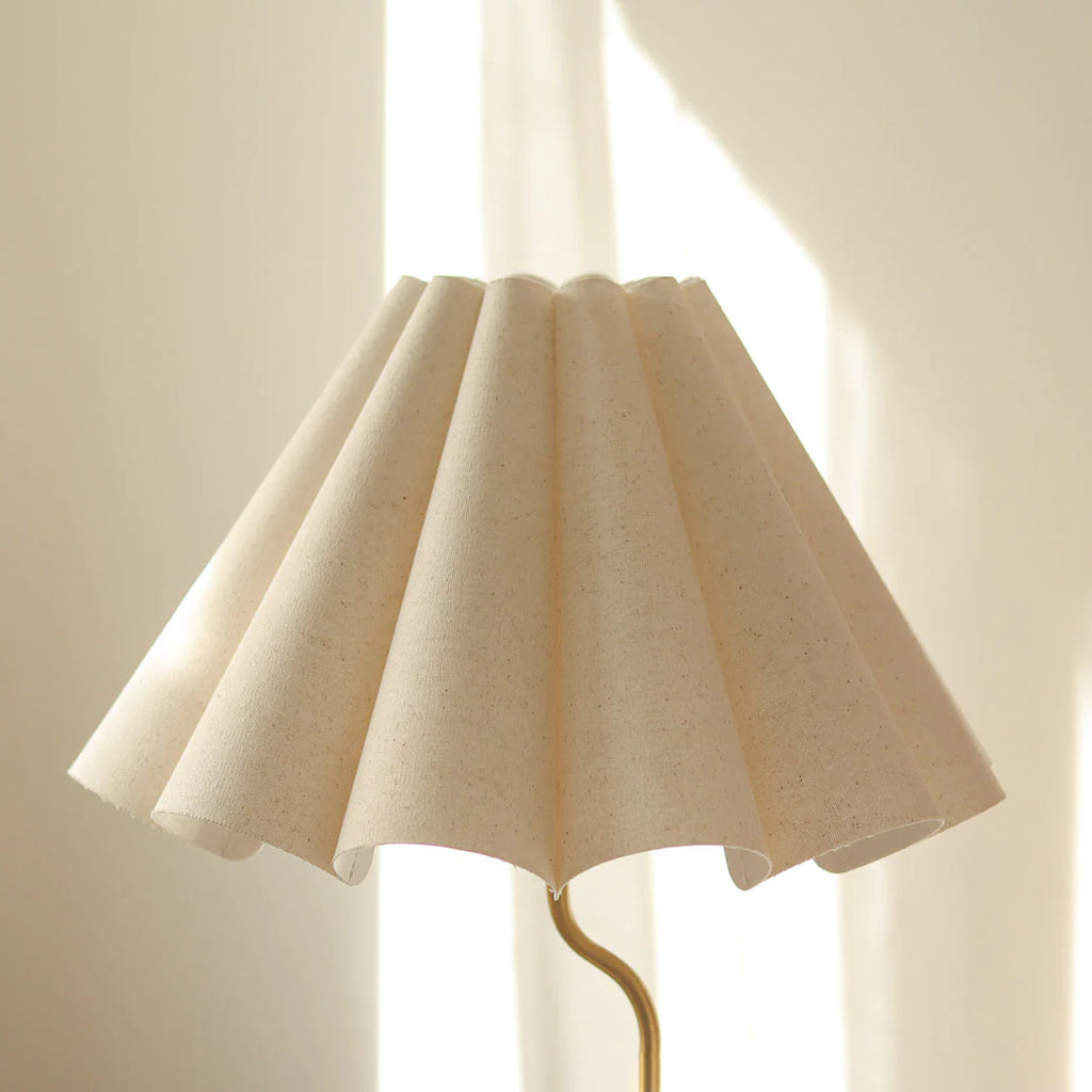 CORA TABLE LAMP, NEUTRAL/GOLD