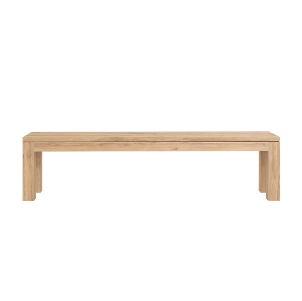 ETHNICRAFT OAK STRAIGHT BENCH