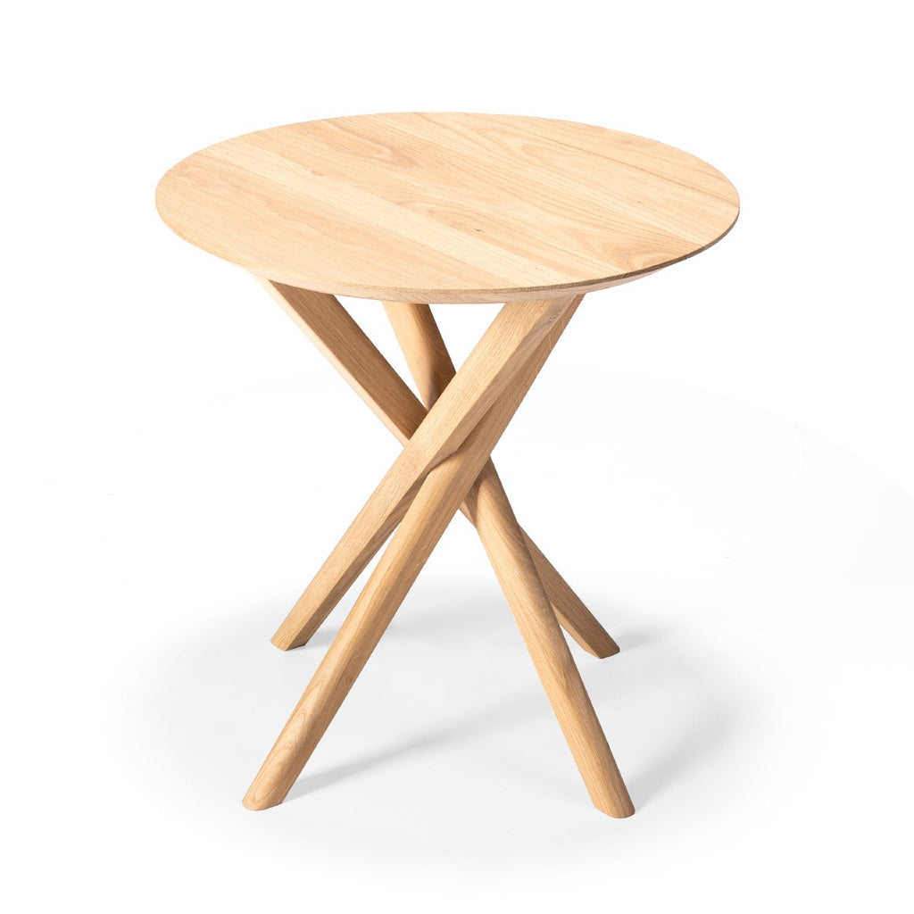 ETHNICRAFT OAK MIKADO SIDE TABLE