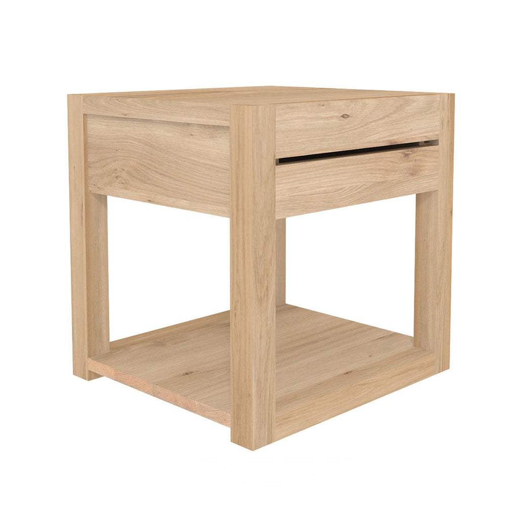 ETHNICRAFT OAK AZUR BEDSIDE TABLE