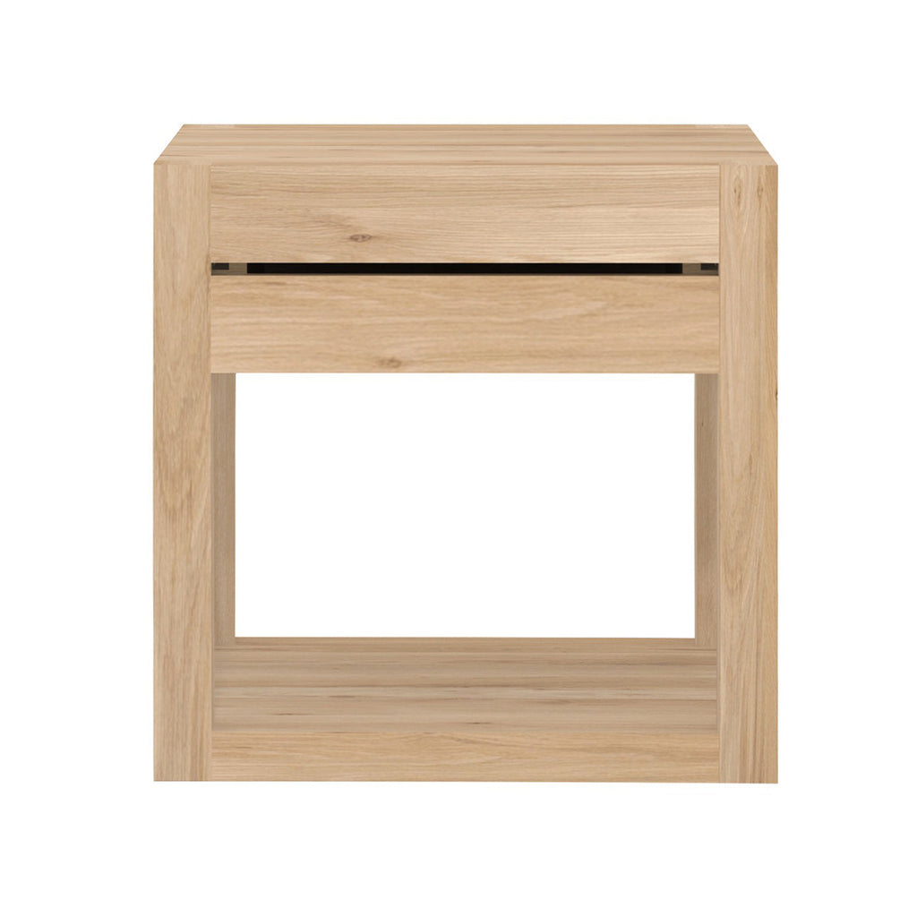 ETHNICRAFT OAK AZUR BEDSIDE TABLE