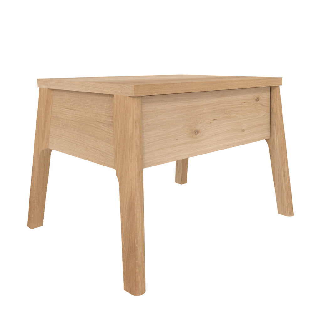 ETHNICRAFT OAK AIR BEDSIDE TABLE