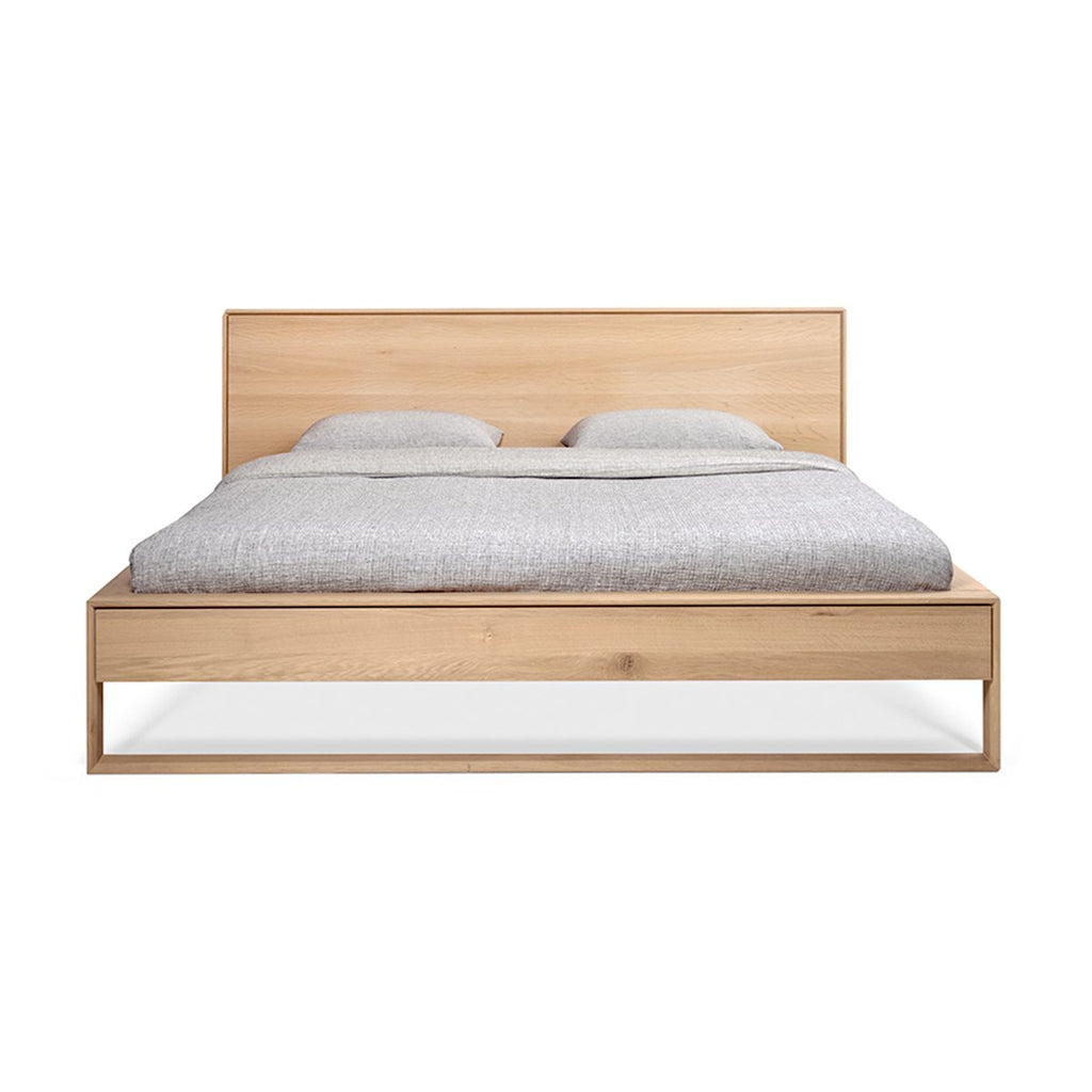 ETHNICRAFT OAK NORDIC BED II