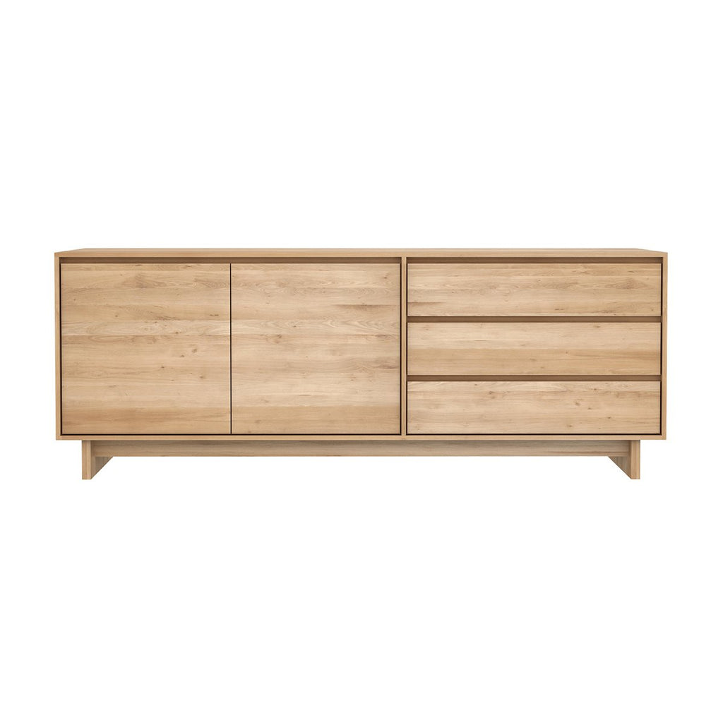 ETHNICRAFT OAK WAVE SIDEBOARD