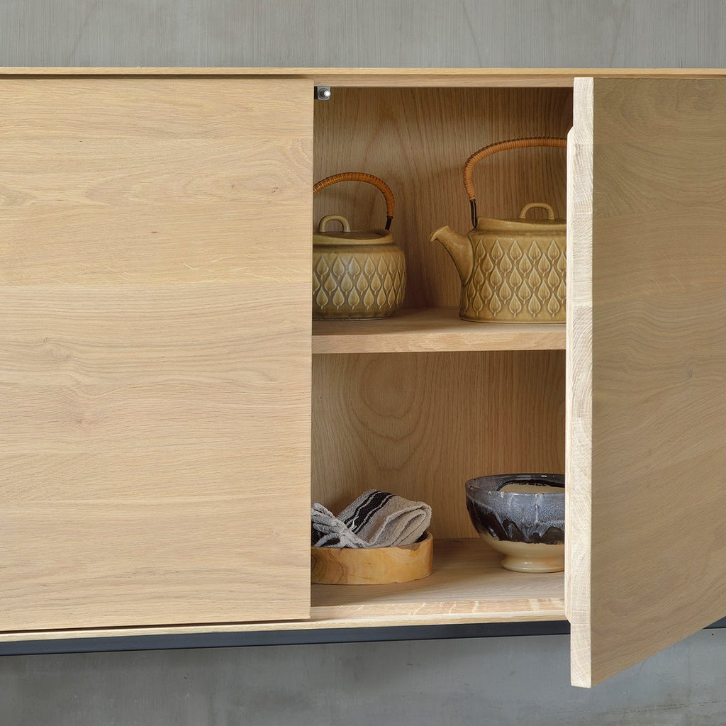 ETHNICRAFT OAK WHITEBIRD SIDEBOARD