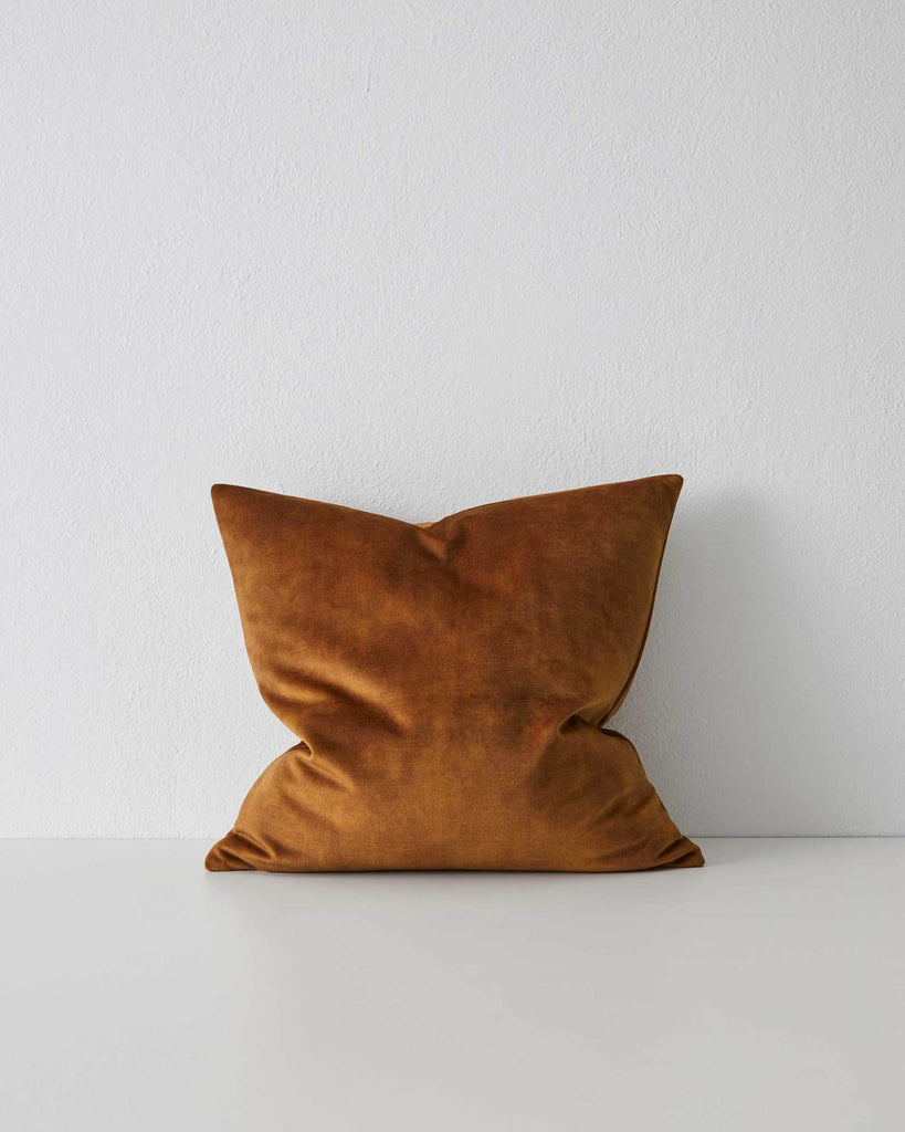 AVA CUSHION, OCHRE