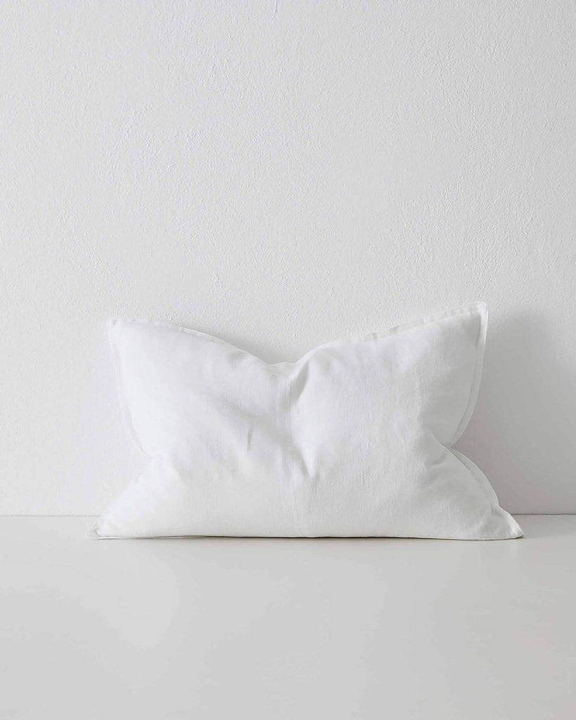 COMO SQUARE CUSHION, SNOW (3 sizes avail)