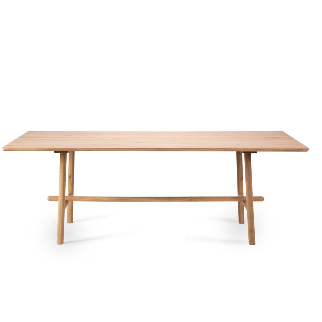 ETHNICRAFT OAK PROFILE DINING TABLE