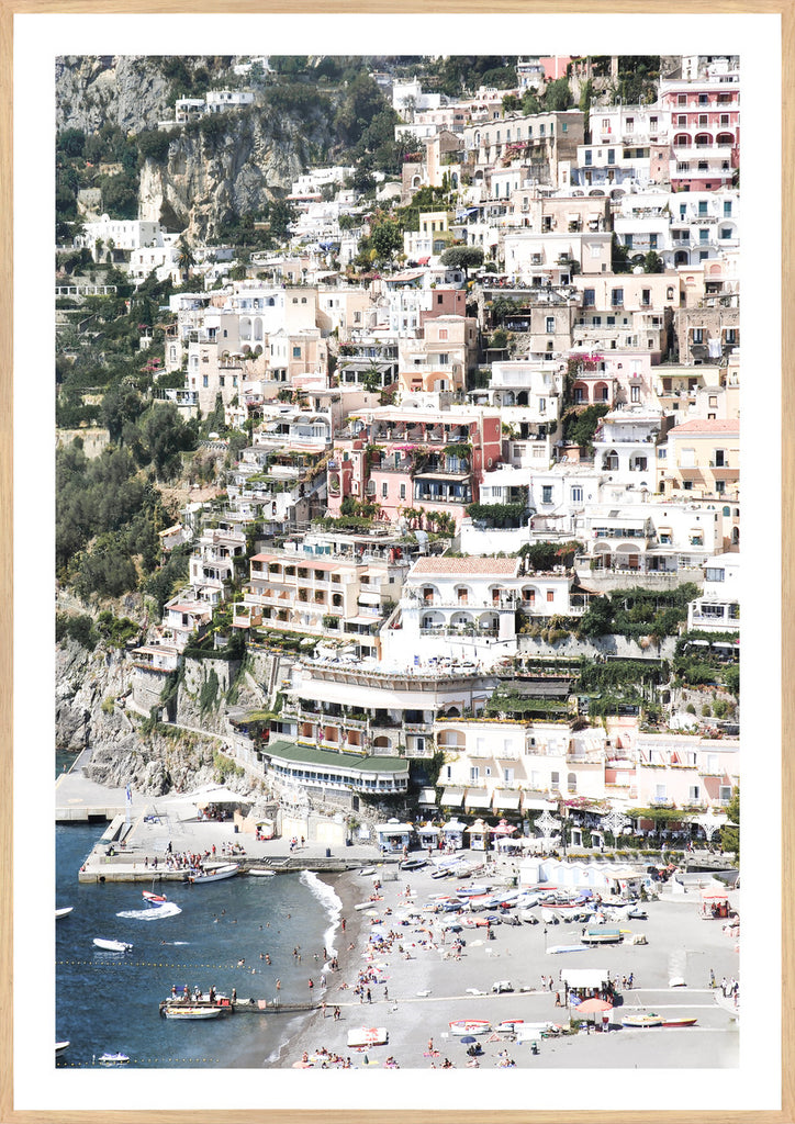 POSITANO, FRAMED PRINT