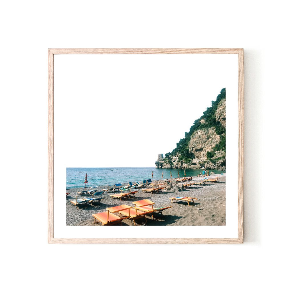 POSITANO DREAMING, FRAMED PRINT