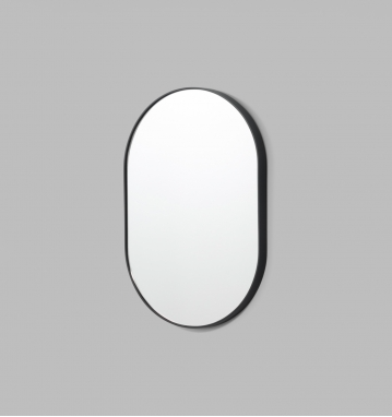 BJORN OVAL MIRROR BLACK