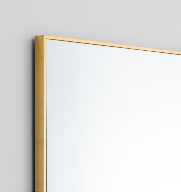 BELLA RECTANGLE MIRROR BRASS