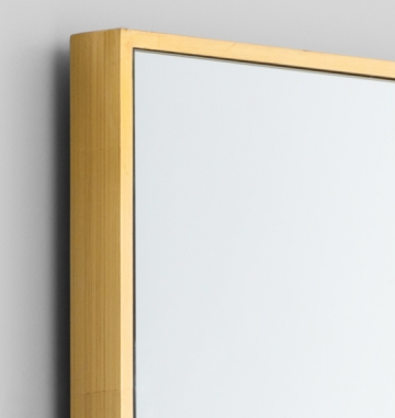 BELLA RECTANGLE MIRROR BRASS