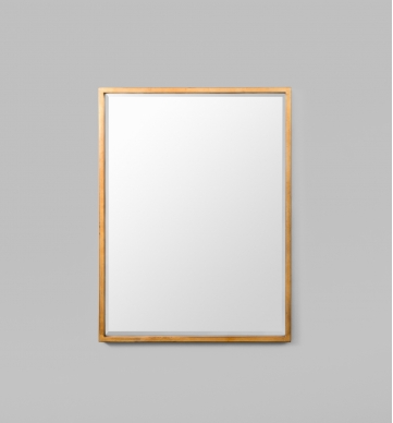 BRASS RECTANGLE MIRROR