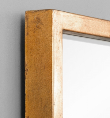 BRASS RECTANGLE MIRROR