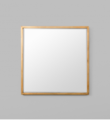 BRASS SQUARE MIRROR