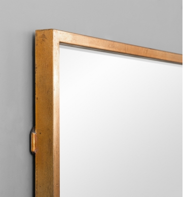 BRASS SQUARE MIRROR