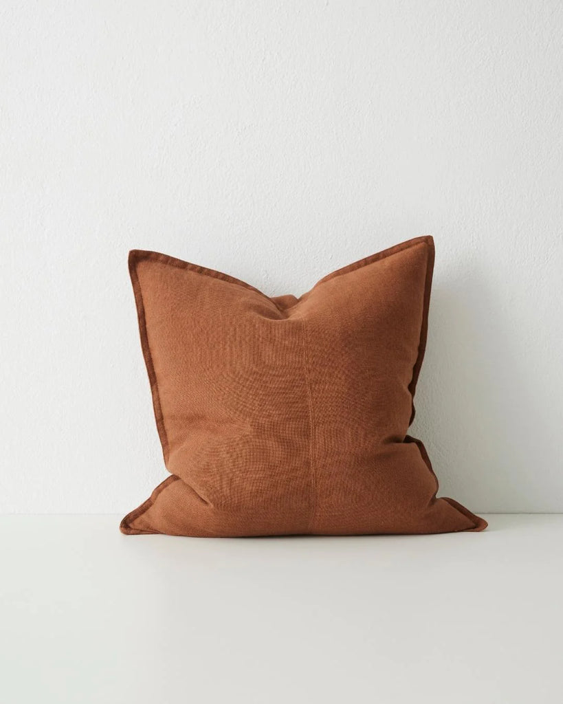 COMO CUSHION, TOBACCO (3 sizes avail)