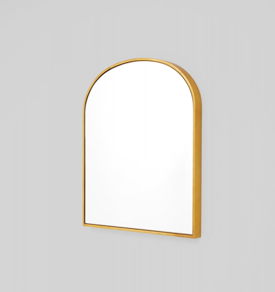 BELLA ARCH BRASS MIRROR 55 x 65cm