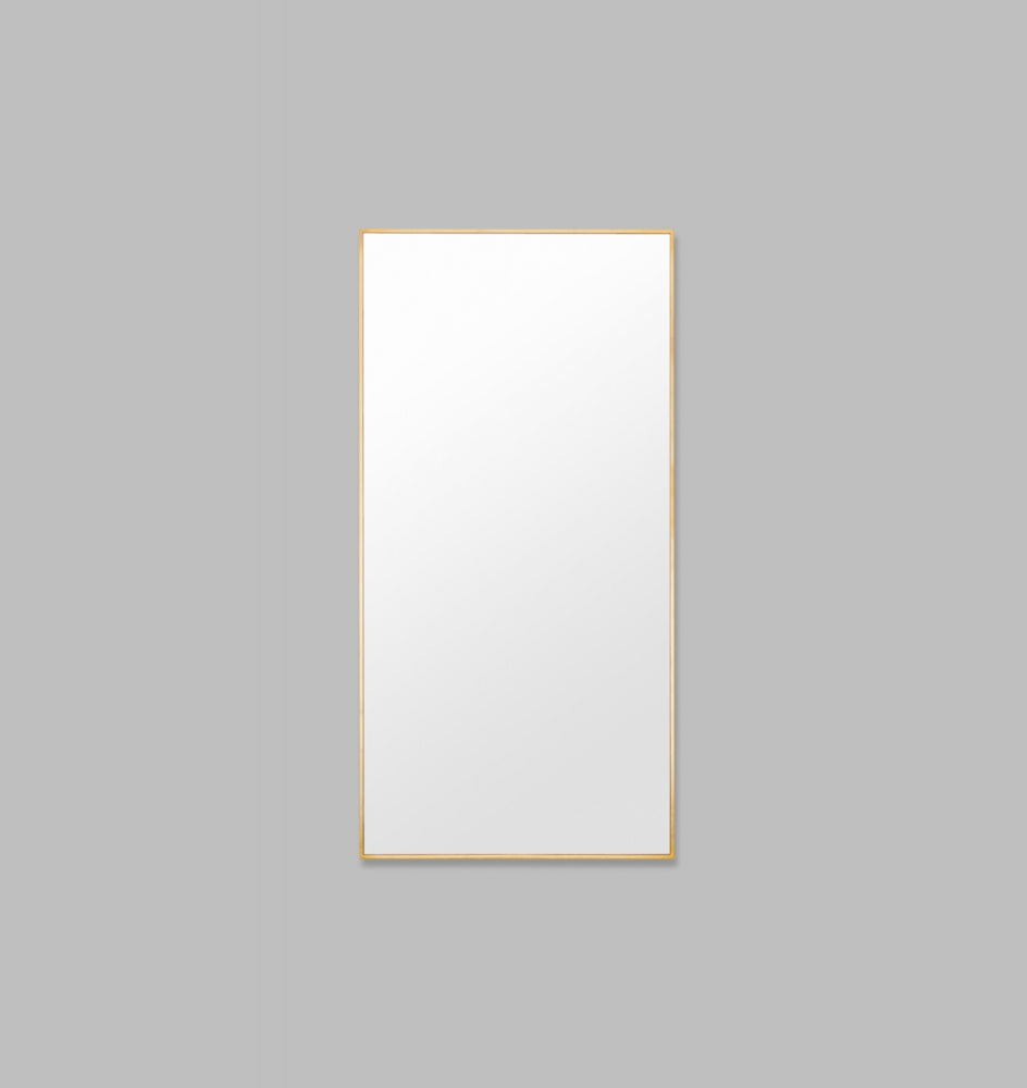 BELLA LEANER MIRROR BRASS