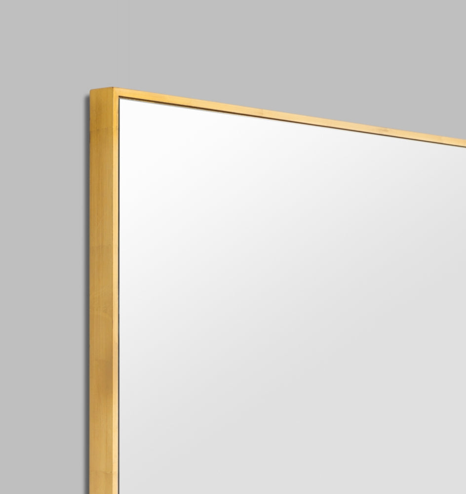 BELLA LEANER MIRROR BRASS