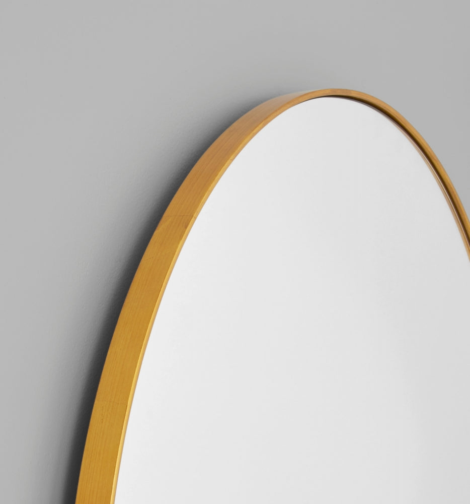 BJORN ARCH FLOOR MIRROR BRASS