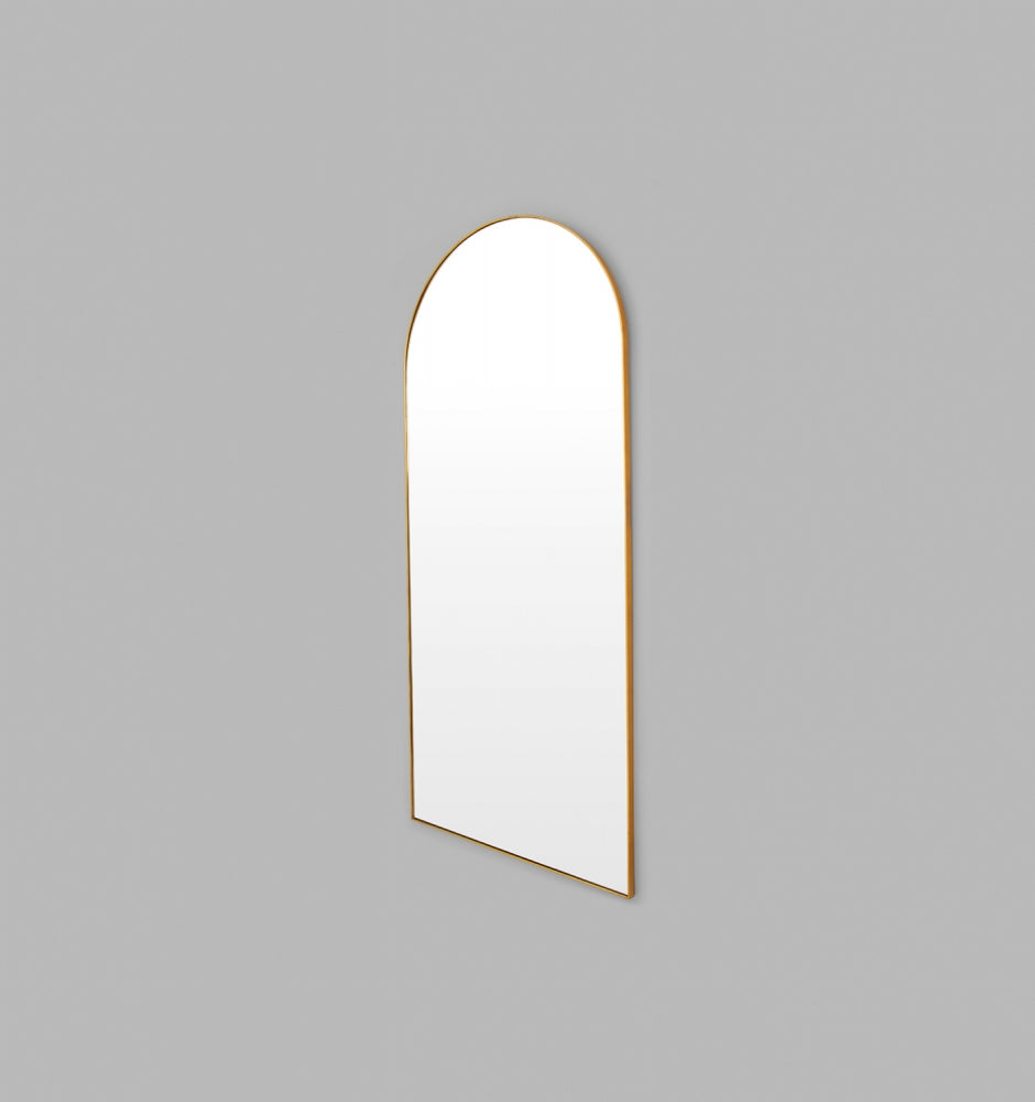 BJORN ARCH FLOOR MIRROR BRASS