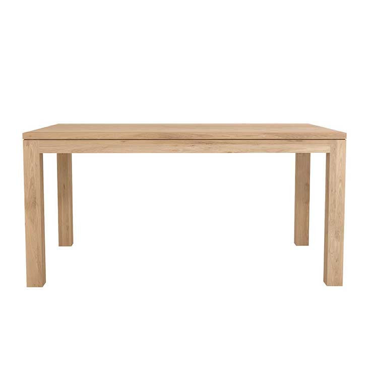 ETHNICRAFT OAK STRAIGHT DINING TABLE