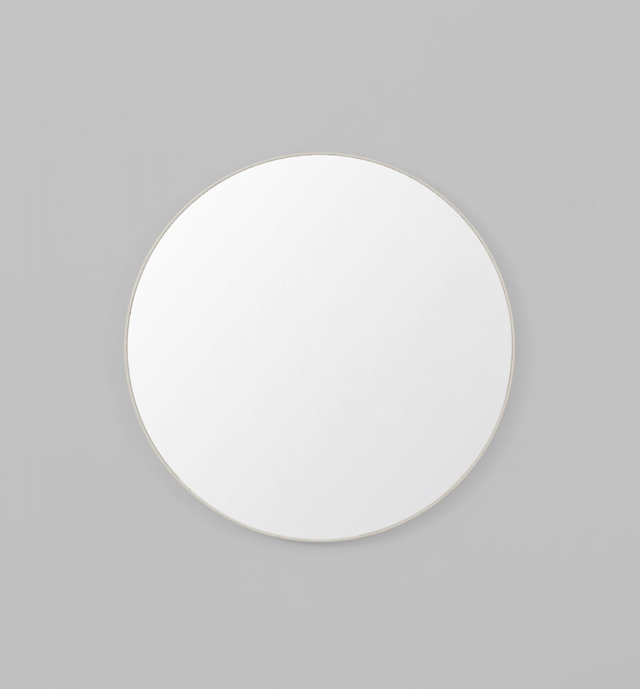 FLYNN ROUND MIRROR, GREY