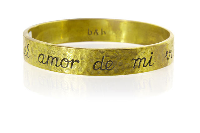 ‘LOVE OF MY LIFE’ BANGLE - barton&bell