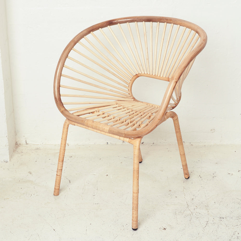 SOL RATTAN ARMCHAIR NATURAL