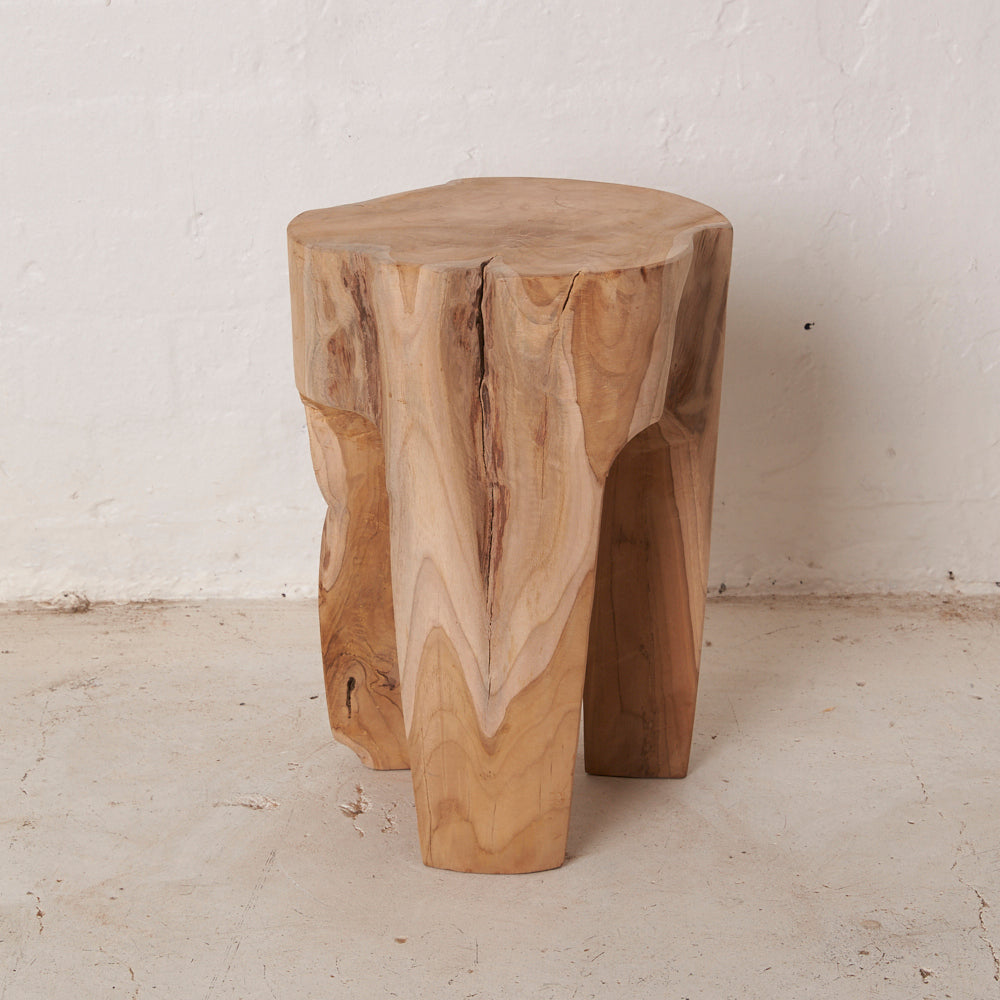 ZENA LOG STOOL