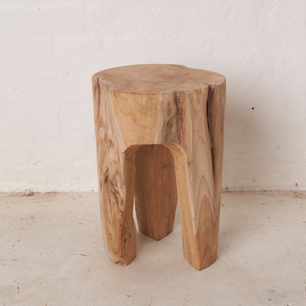 ZENA LOG STOOL