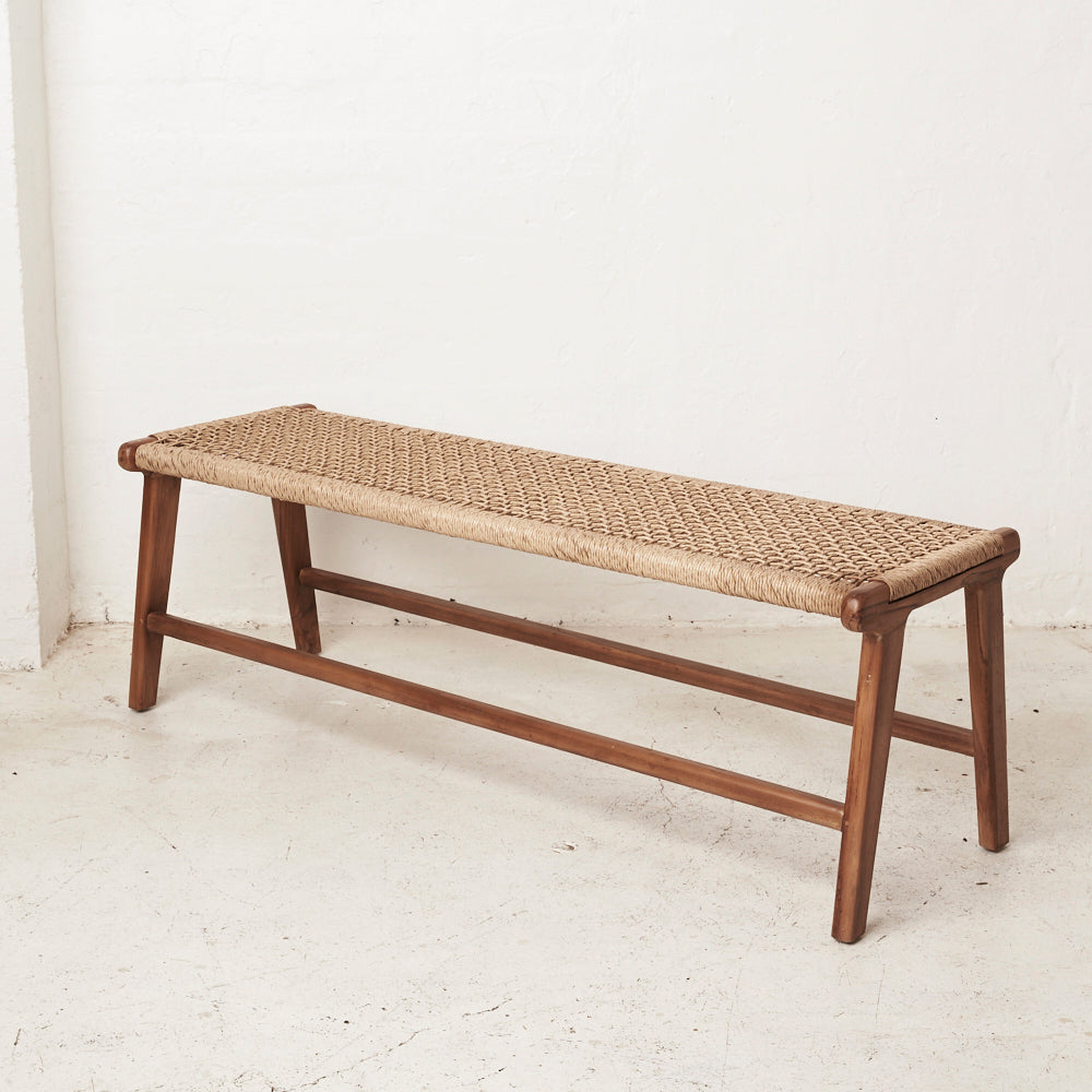 AYDA WOVEN BENCH SEAT