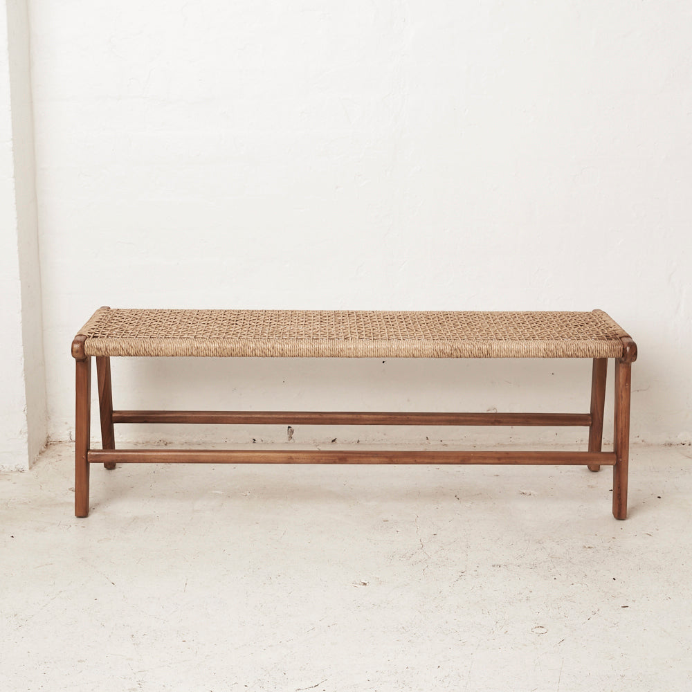 AYDA WOVEN BENCH SEAT