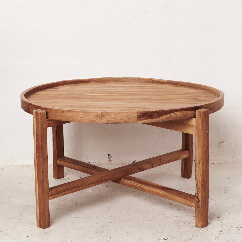 TEAK TRAY COFFEE TABLE