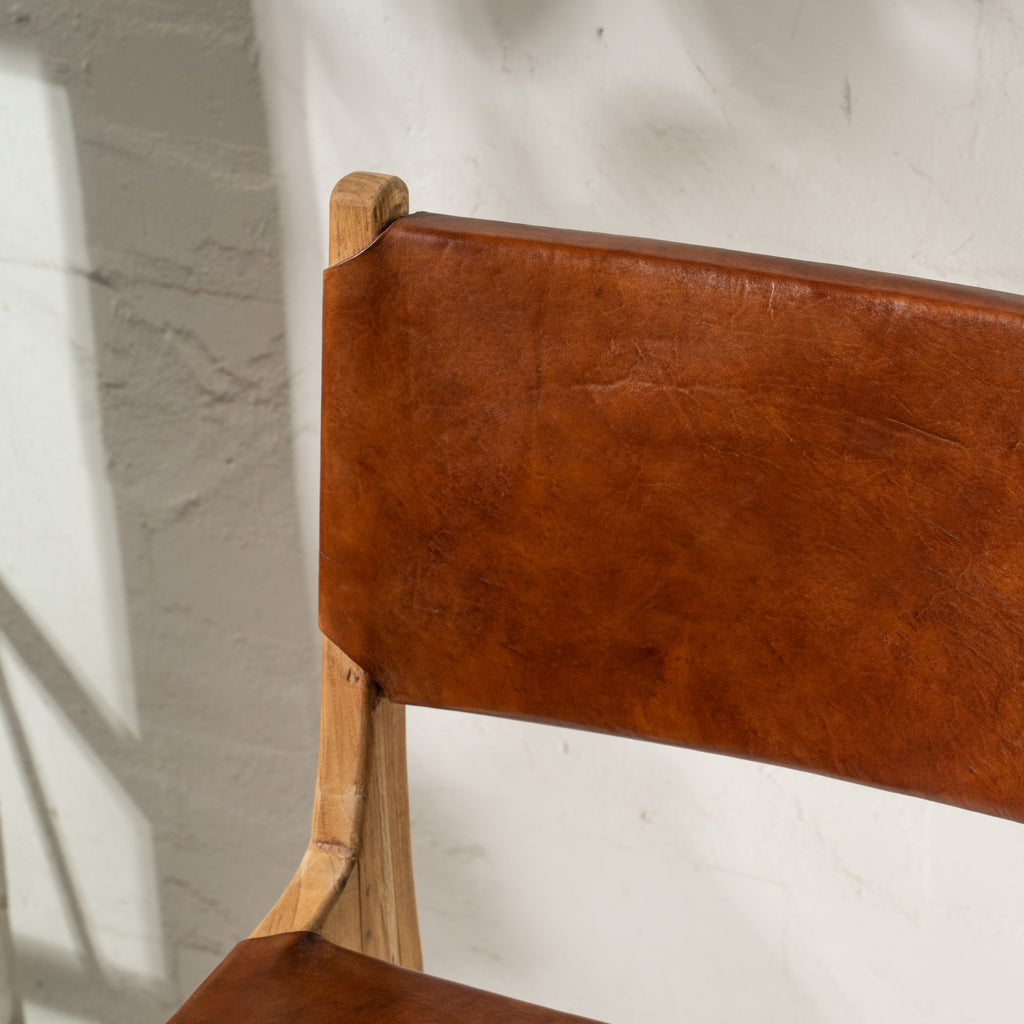 KELILE LEATHER BAR STOOL