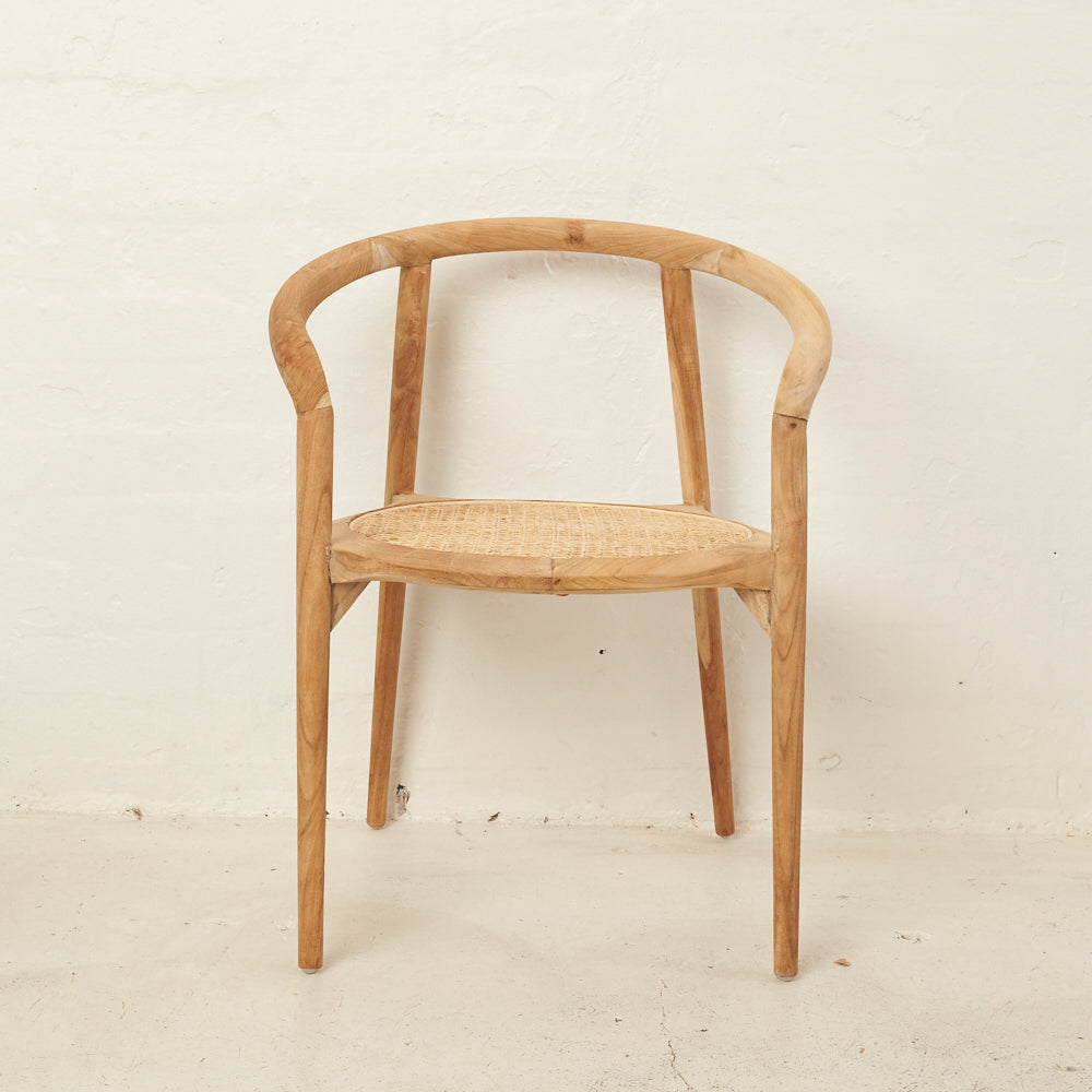 ESPEN RATTAN ROUNDED CHAIR