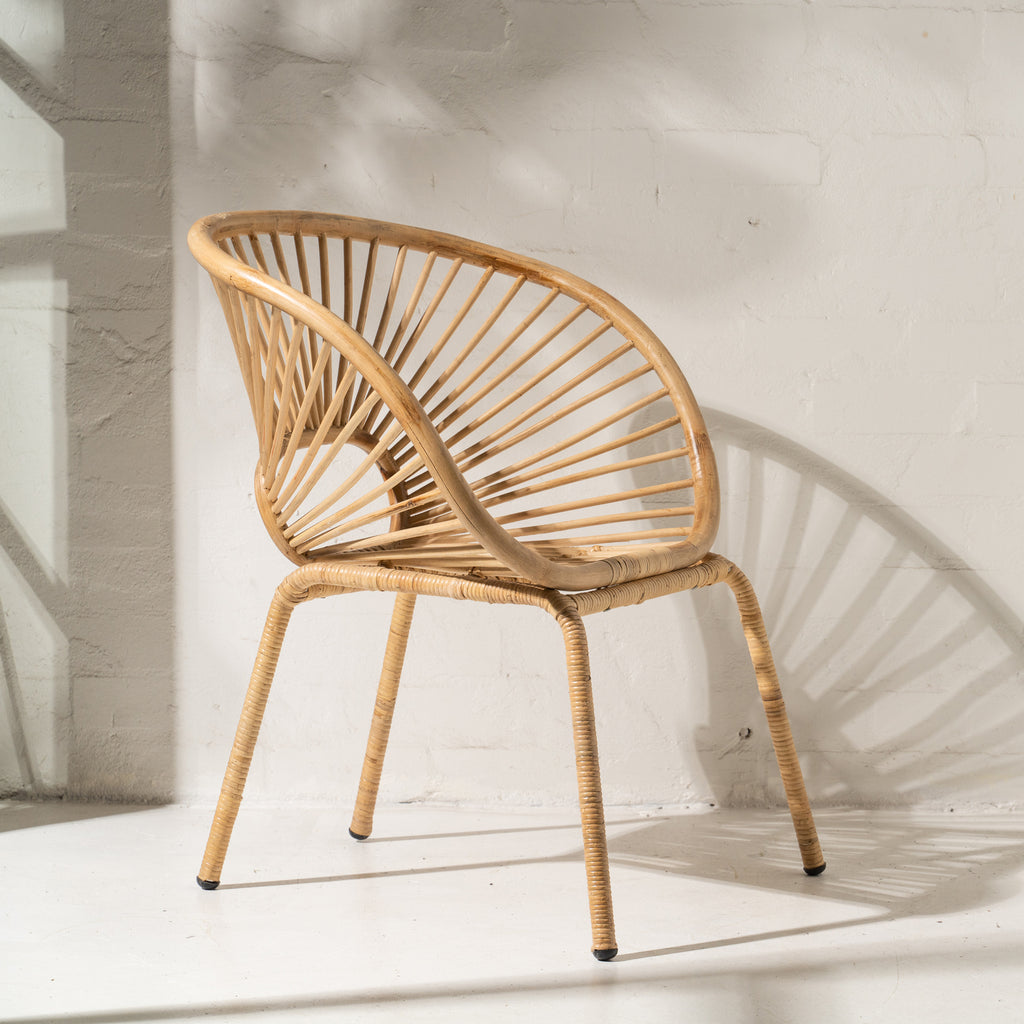 SOL RATTAN ARMCHAIR NATURAL