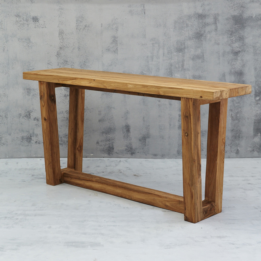 TEAK CONSOLE TABLE