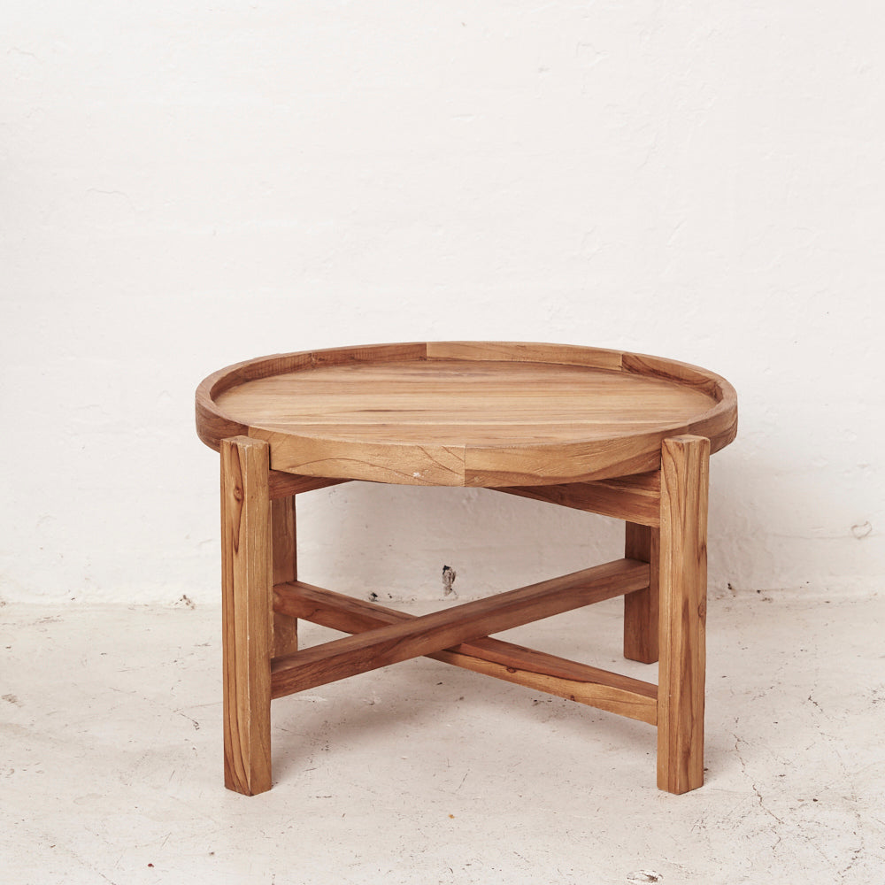 TEAK TRAY COFFEE TABLE