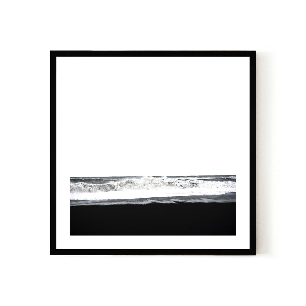 WAVE CRUSH, FRAMED PRINT